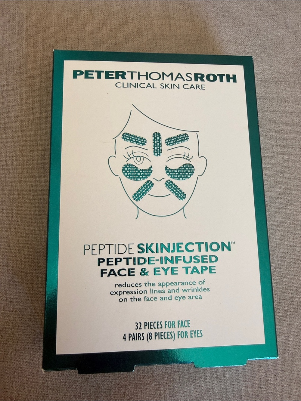 Peter Thomas Roth Peptide Skinjection Face & Eye Tape 32pc